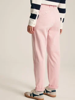 Rose Pink Slim Fit Chino Trousers