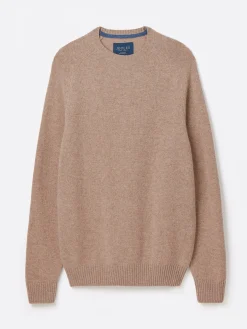 Rowley Cream Lambswool Crew Neck Jumper