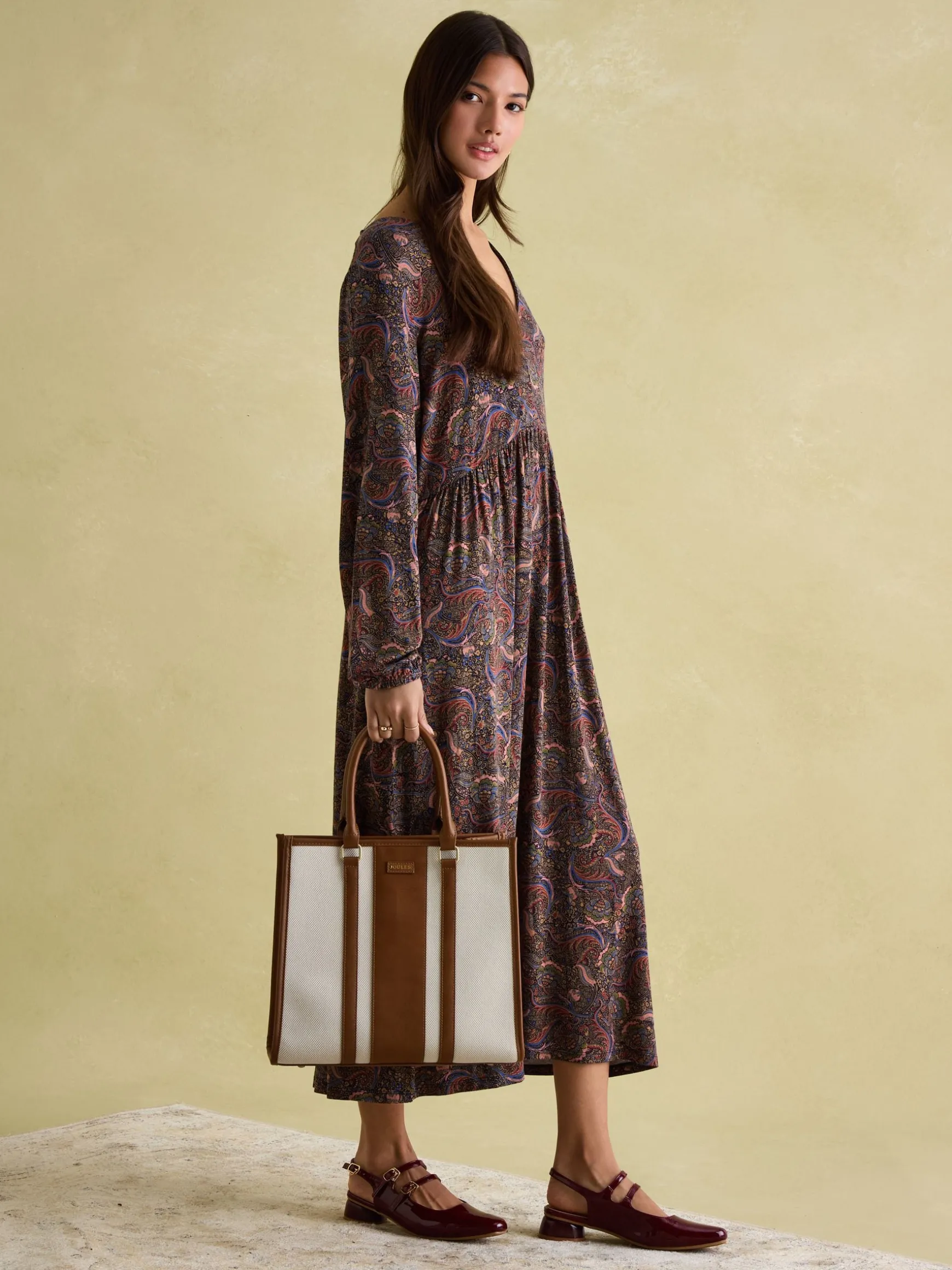 Rushbury Tan/Ecru Tote Bag