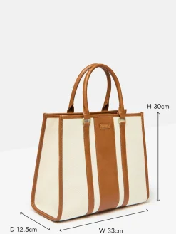Rushbury Tan/Ecru Tote Bag