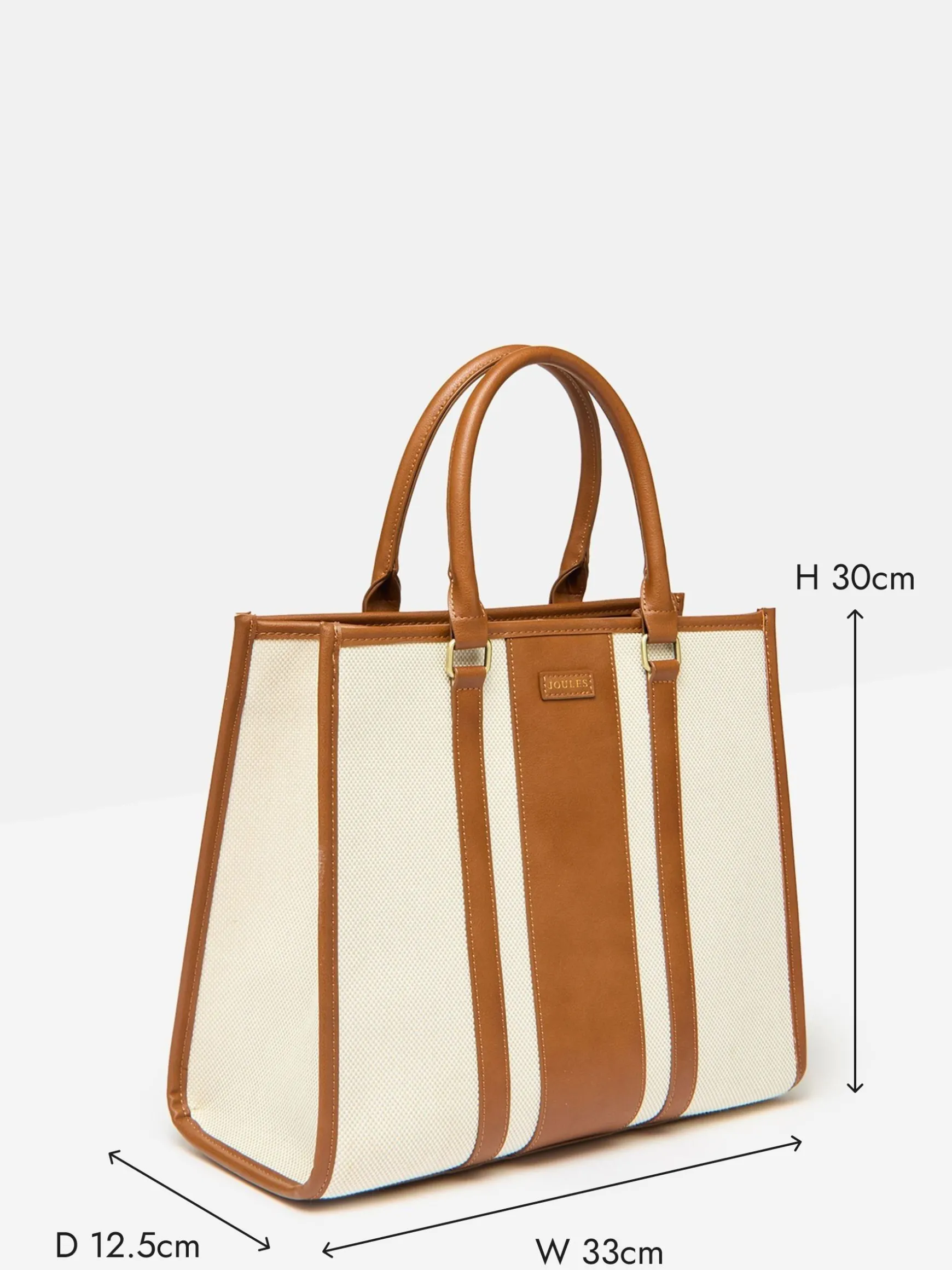 Rushbury Tan/Ecru Tote Bag