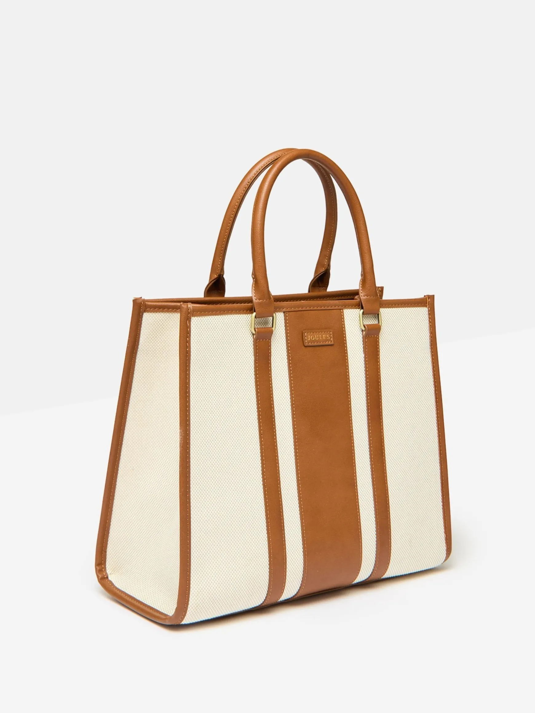 Rushbury Tan/Ecru Tote Bag