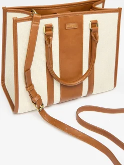 Rushbury Tan/Ecru Tote Bag