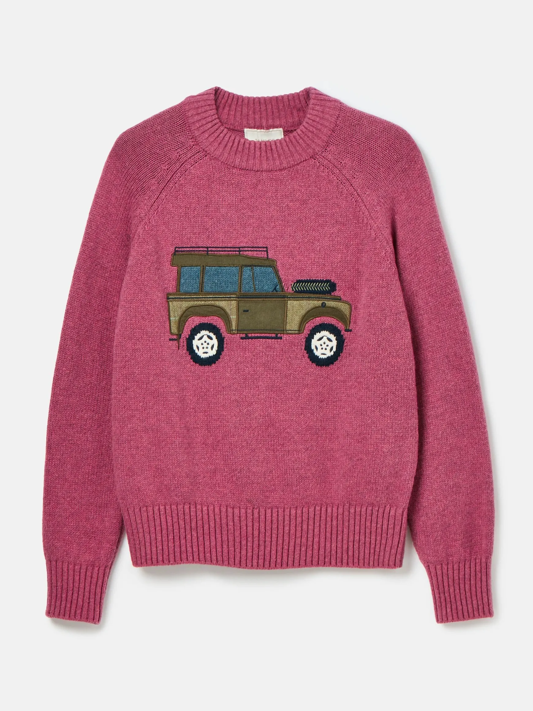 Rutland Pink Applique Knitted Jumper