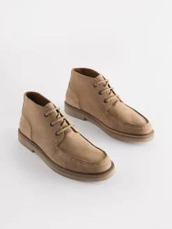 Sand Suede Apron Chukka Boots