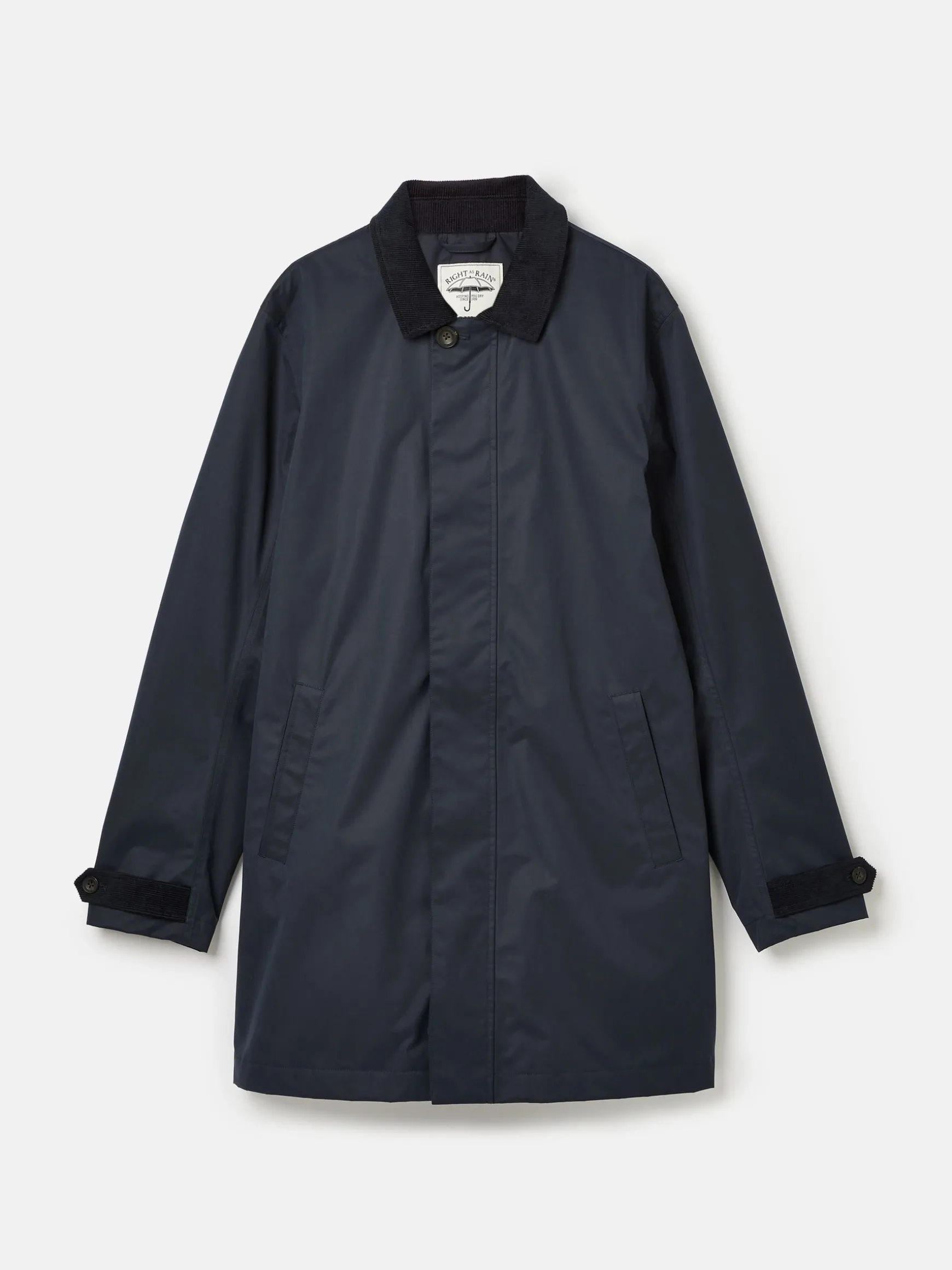Sandford Navy Blue Waterproof Raincoat