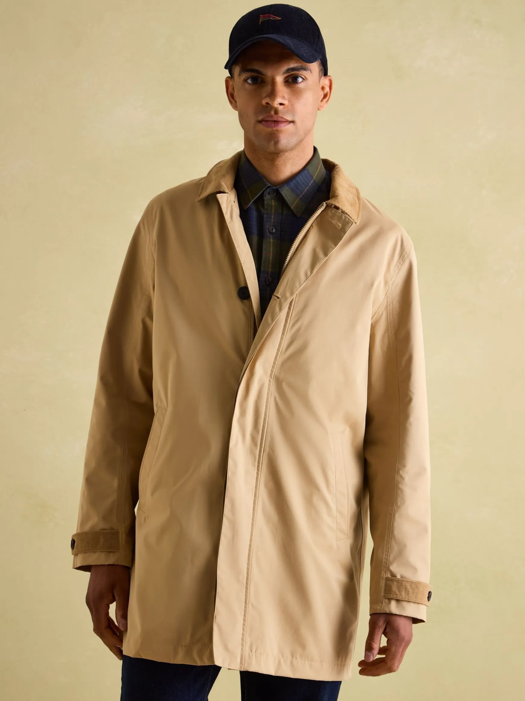 Sandford Tan Brown Waterproof Raincoat