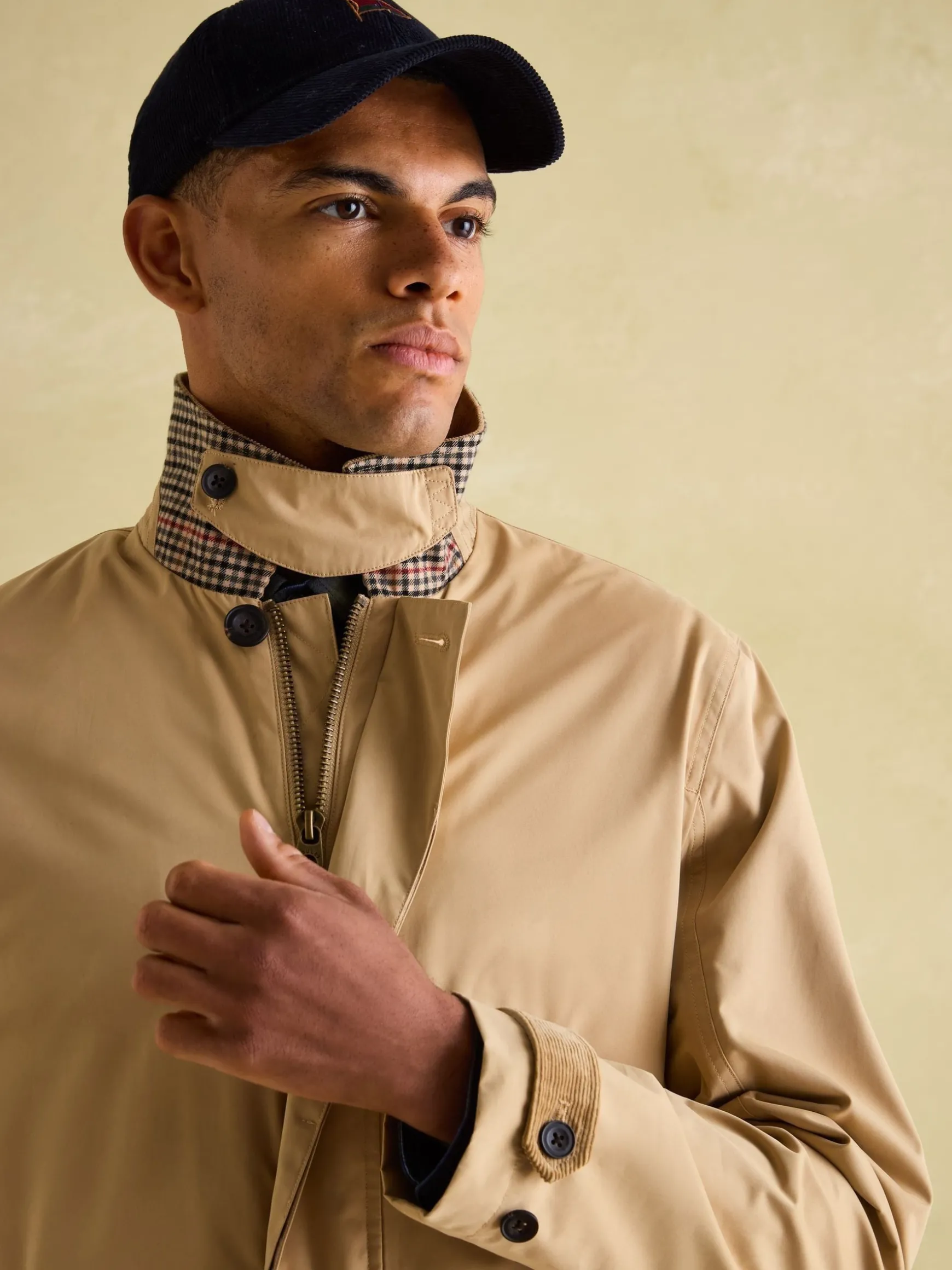 Sandford Tan Brown Waterproof Raincoat