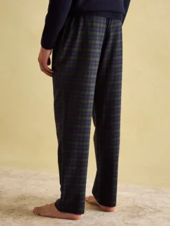 Sleeper Green/Navy Checked Pyjama Bottoms