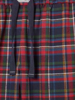 Sleeper Navy Checked Pyjama Bottoms