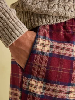 Sleeper Red Checked Pyjama Bottoms