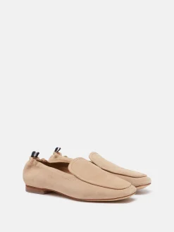 Sloane Narrow Fit Neutral Suede Loafers