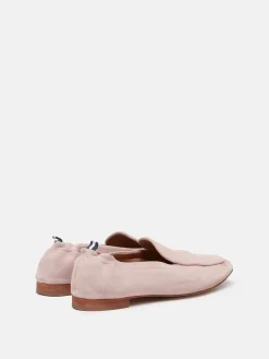 Sloane Narrow Fit Pink Suede Loafers