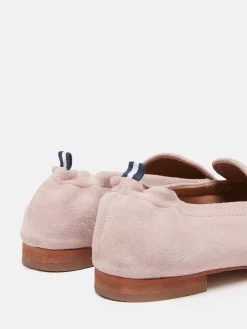 Sloane Narrow Fit Pink Suede Loafers
