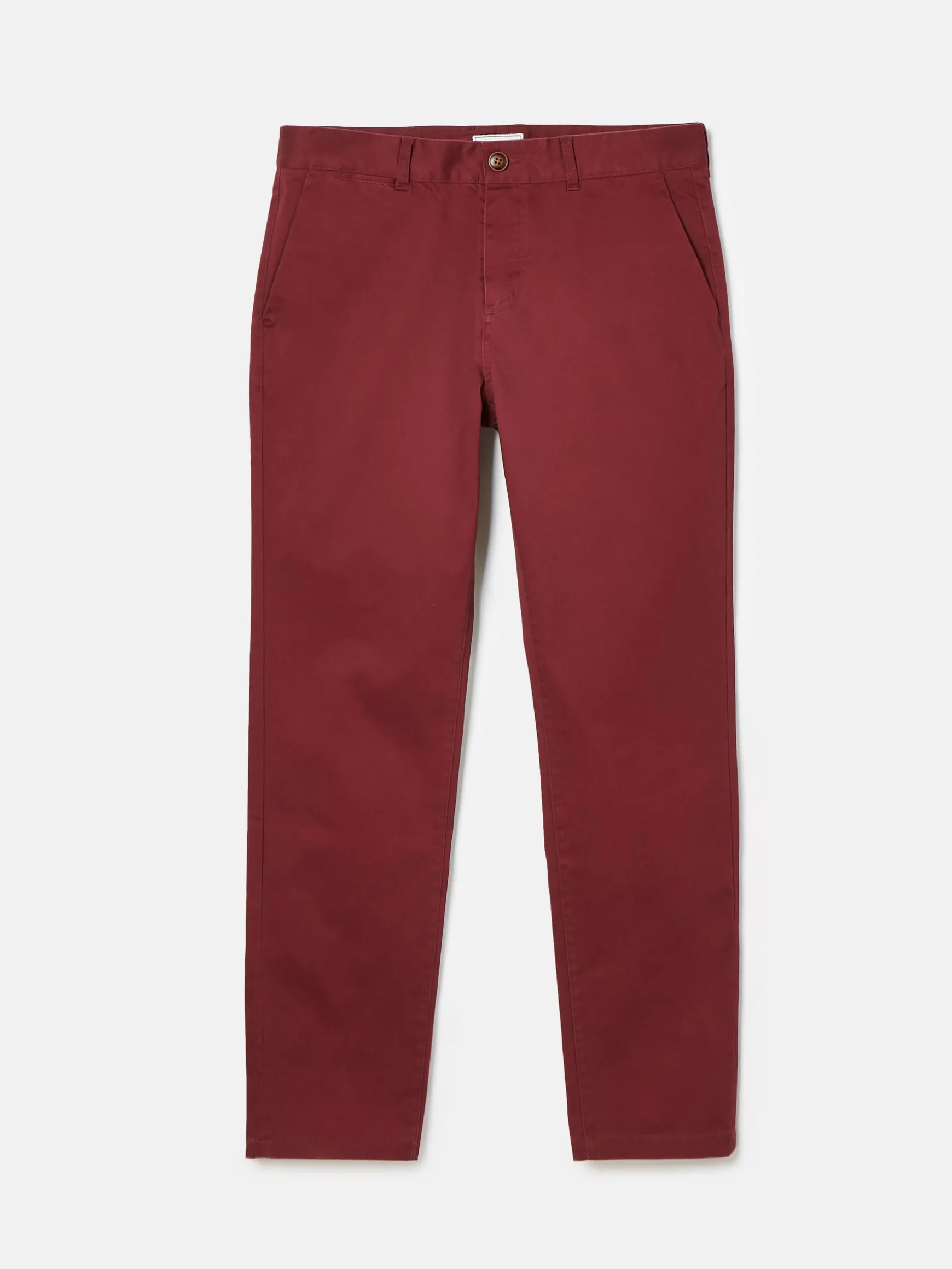 Stamford Burgundy Slim Fit Chinos