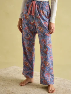 Stella Blue Cotton Pyjama Bottoms
