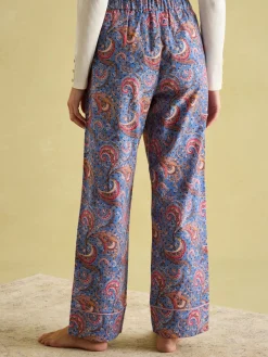 Stella Blue Cotton Pyjama Bottoms