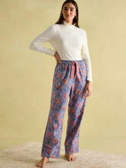 Stella Blue Cotton Pyjama Bottoms