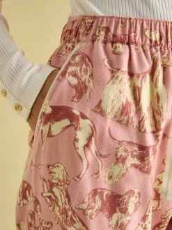 Stella Pink Cotton Pyjama Bottoms