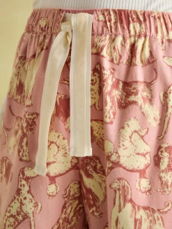 Stella Pink Cotton Pyjama Bottoms