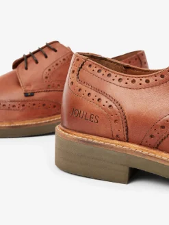 Tan Brown Leather Brogues