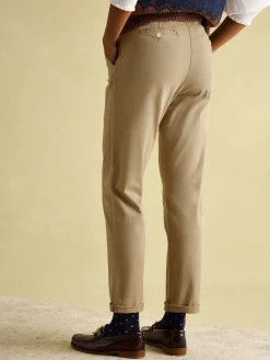 Tan Stone Slim Fit Chino Trousers