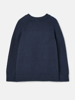 The Cracking Knit Navy Blue Festive Knitted Jumper