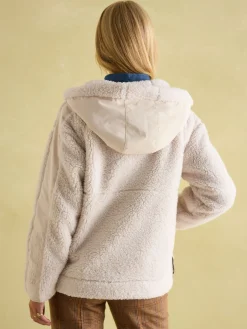 Tilly Cream Hooded Fleece
