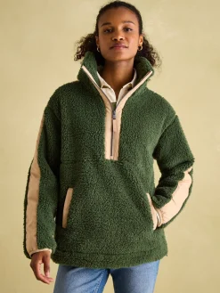 Tilly Green Quarter Zip Fleece