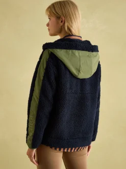 Tilly Navy Hooded Fleece