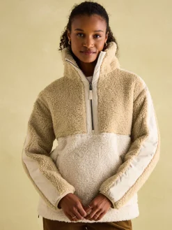 Tilly Neutral Quarter Zip Fleece