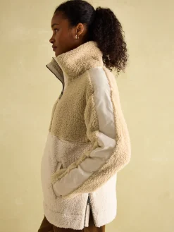 Tilly Neutral Quarter Zip Fleece