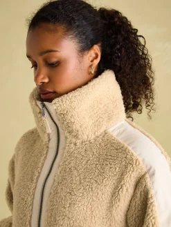 Tilly Neutral Quarter Zip Fleece