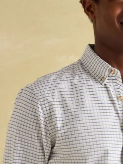 Welford Green Cotton Check Shirt