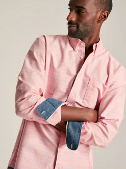 Welford Pink Cotton Check Shirt
