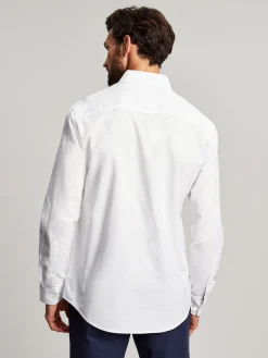 White Classic Fit Cotton Oxford Shirt