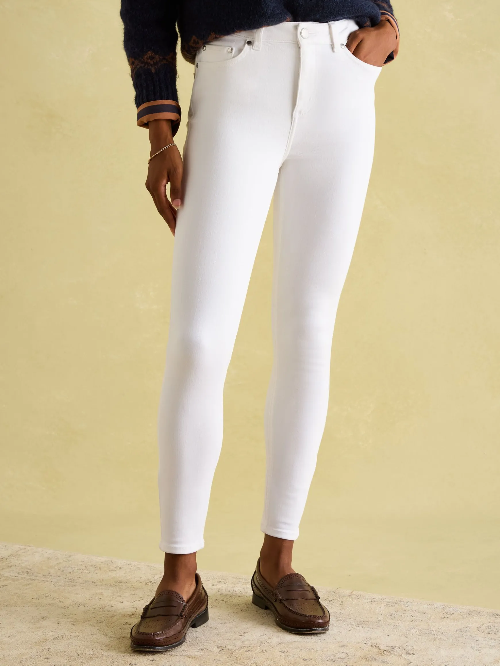 White Skinny Fit Jeans