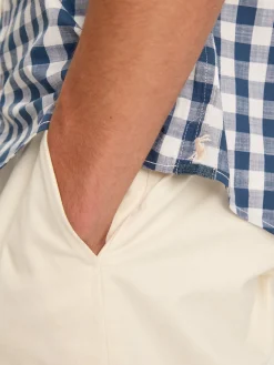 Wilson Blue Gingham Classic Fit Short Sleeve Shirt