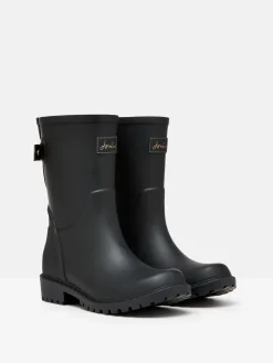 Wistow Black Adjustable Mid Calf Wellies