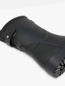 Wistow Black Adjustable Mid Calf Wellies