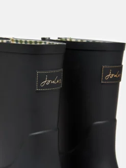 Wistow Black Adjustable Mid Calf Wellies