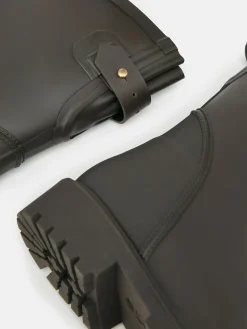 Wistow Brown Adjustable Mid Calf Wellies