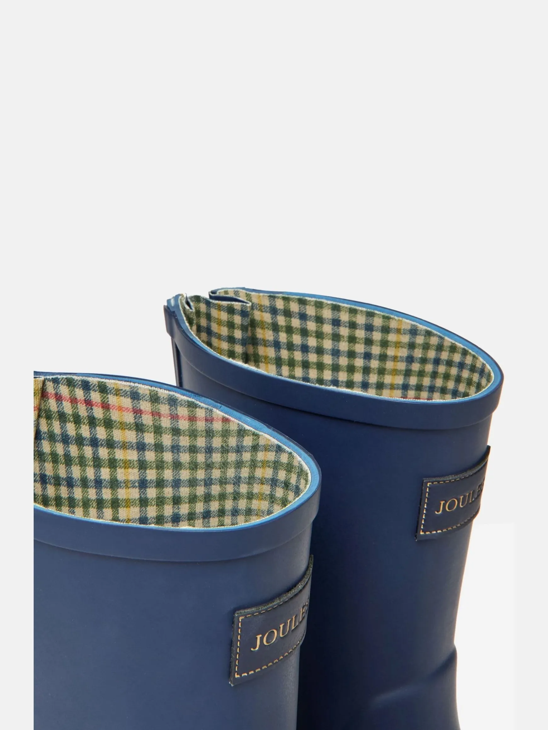 Wistow Navy Blue Adjustable Mid Calf Wellies