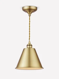Wollaton Gold Brass Ceiling Pendant