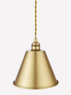 Wollaton Gold Brass Ceiling Pendant