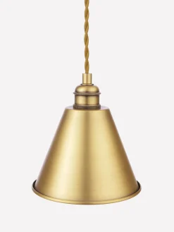 Wollaton Gold Three Bar Brass Ceiling Light