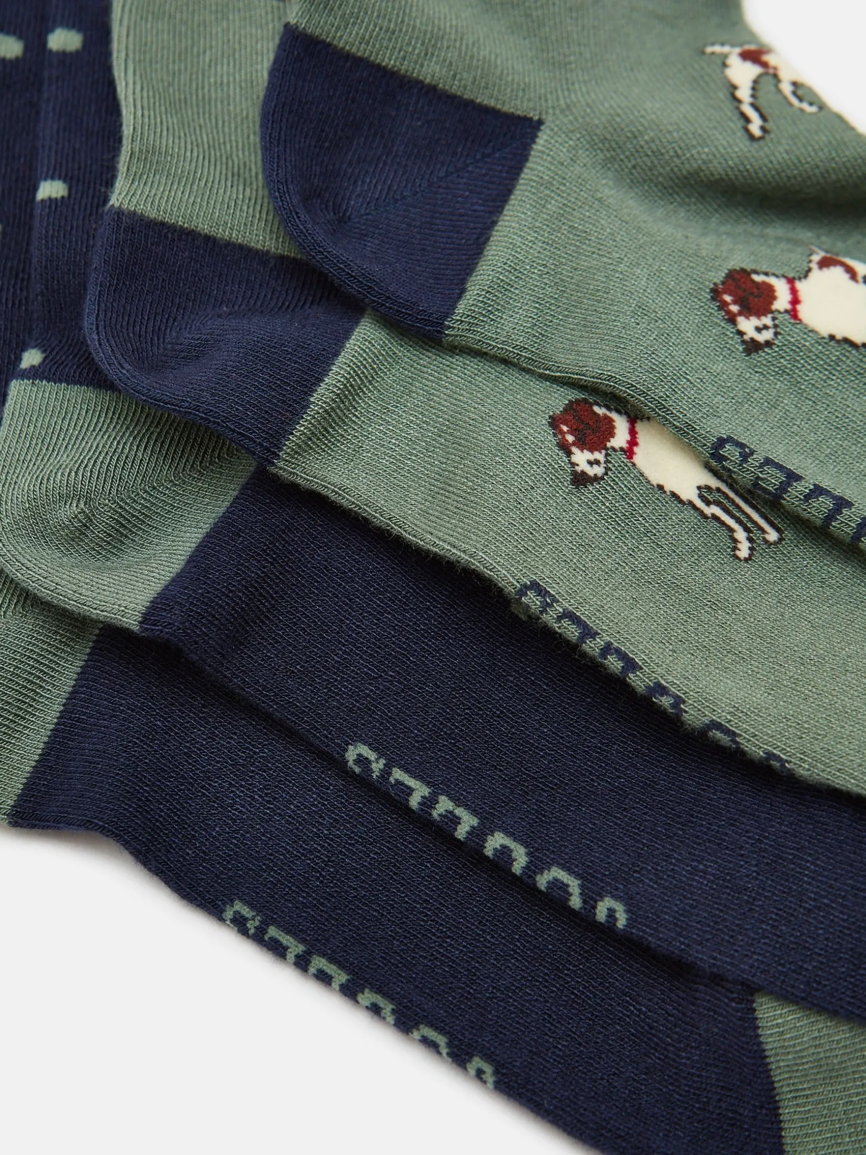 Women's Everyday Green/Navy 2 Pack Socks (size 4-8)