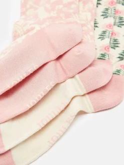 Women's Everyday Multi Blush 2 Pack Socks (size 4-8)