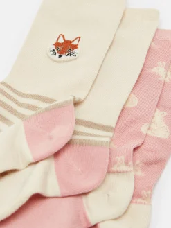 Women's Everyday Neutral/Blush 2 Pack Socks (size 4-8)