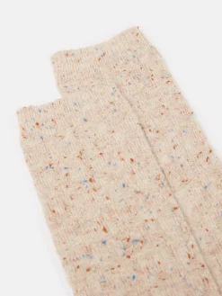 Women's Rambler Oatmeal Cable Knit Boot Socks (size 4-8)